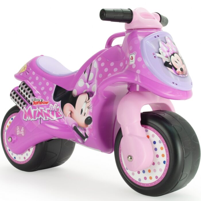 INJUSA Myszka Minnie Jeździk Motor Rowerek Biegowy - obrazek 5