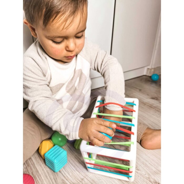 WOOPIE BABY Elastyczna Kostka Sensoryczna Sorter dla Dzieci Kolorowe Kształty 13 el. - obrazek 10