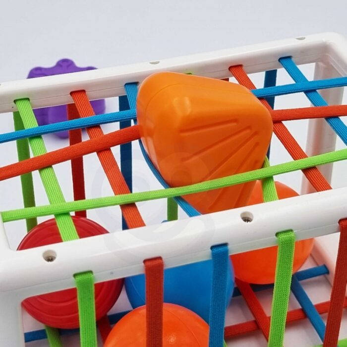 WOOPIE BABY Elastyczna Kostka Sensoryczna Sorter dla Dzieci Kolorowe Kształty 13 el. - obrazek 13