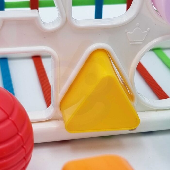WOOPIE BABY Elastyczna Kostka Sensoryczna Sorter dla Dzieci Kolorowe Kształty Alfabet 15 el. - obrazek 12