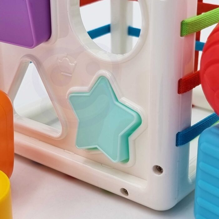 WOOPIE BABY Elastyczna Kostka Sensoryczna Sorter dla Dzieci Kolorowe Kształty 11 el. - obrazek 6