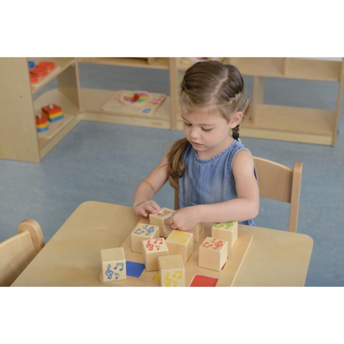Drewniany Sorter Sensoryczny Łączenie Dźwięków Masterkidz Montessori - obrazek 3