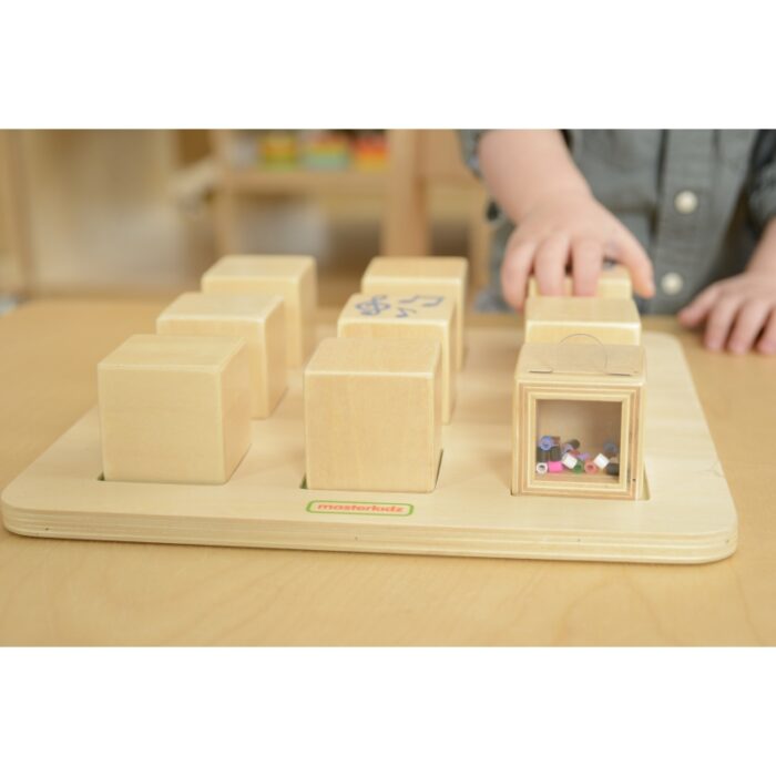 Drewniany Sorter Sensoryczny Łączenie Dźwięków Masterkidz Montessori - obrazek 8