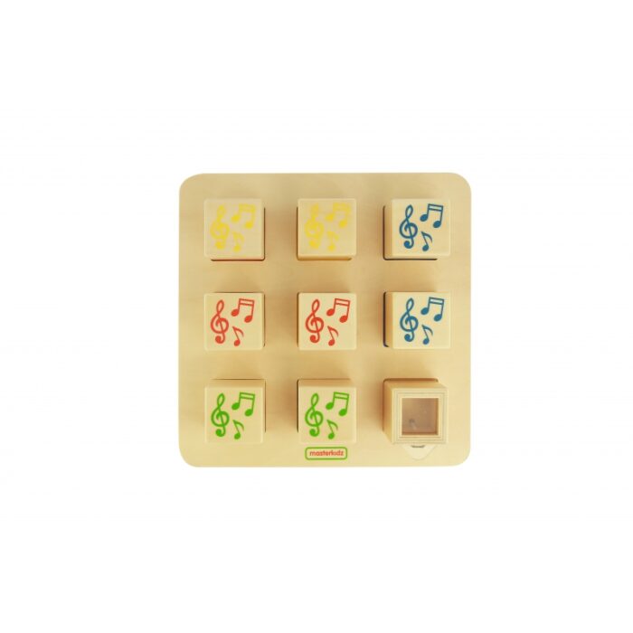 Drewniany Sorter Sensoryczny Łączenie Dźwięków Masterkidz Montessori - obrazek 9
