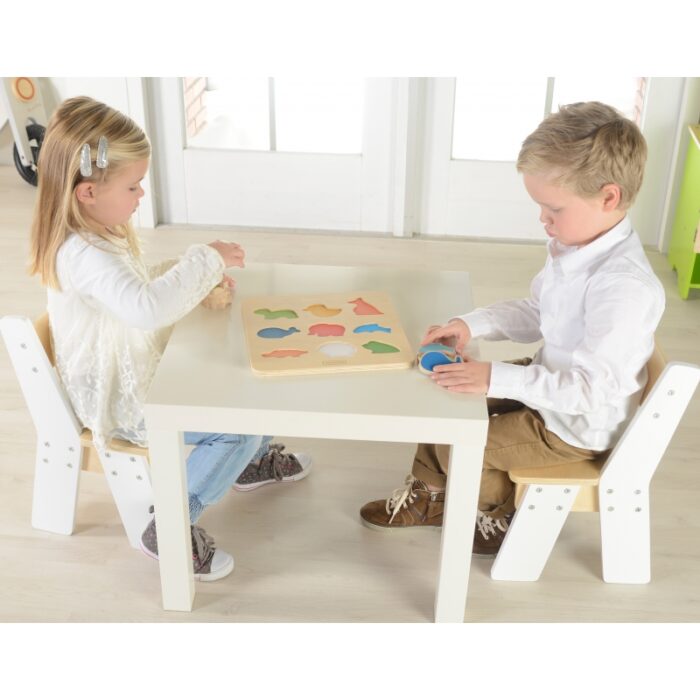 MASTERKIDZ Drewniany Sorter Kształtów Kolorowe Zwierzątka Montessori - obrazek 5