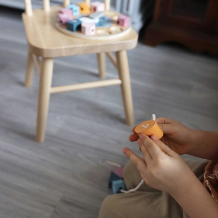 VIGA PolarB Sorter Kształtów Zegar nawlekanka Montessori - obrazek 5