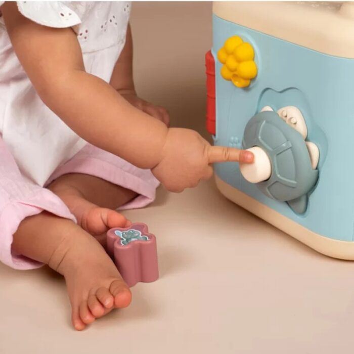 SMOBY Little Sensoryczna Kostka Aktywności dla Dzieci Sorter Labirynt 13w1 - obrazek 6