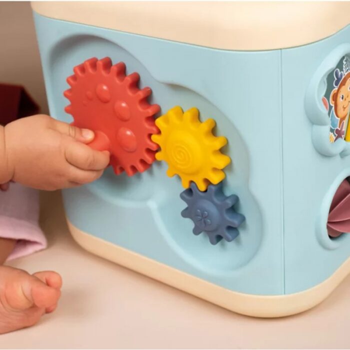 SMOBY Little Sensoryczna Kostka Aktywności dla Dzieci Sorter Labirynt 13w1 - obrazek 7