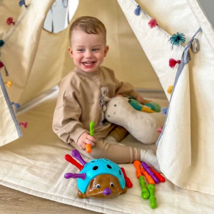 WOOPIE Gra Zręcznościowa Jeżyk Sorter Montessori Nauka Liczb i Kolorów 4w1 - obrazek 2