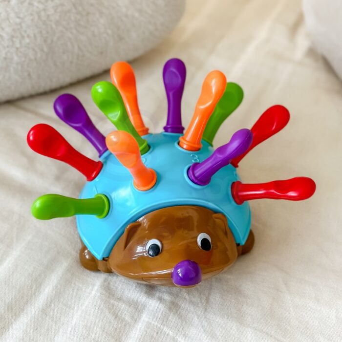 WOOPIE Gra Zręcznościowa Jeżyk Sorter Montessori Nauka Liczb i Kolorów 4w1 - obrazek 3