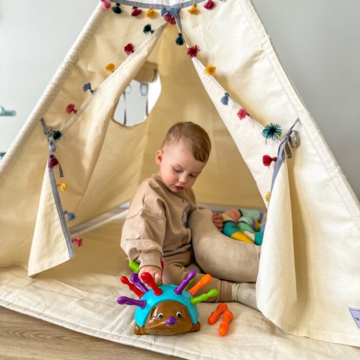 WOOPIE Gra Zręcznościowa Jeżyk Sorter Montessori Nauka Liczb i Kolorów 4w1 - obrazek 5