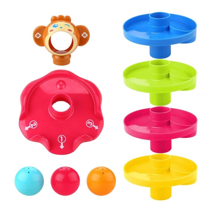 WOOPIE BABY Kulodrom Tor Kulkowy Zestaw Spirala + 3 Kulki - obrazek 6