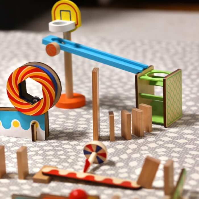TOOKY TOY Tor Kulkowy Kulodrom Domino - obrazek 7