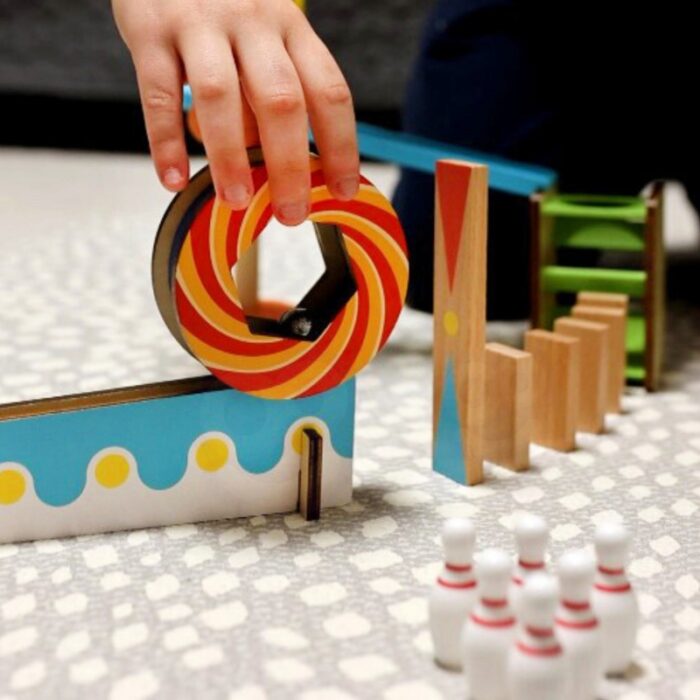 TOOKY TOY Tor Kulkowy Kulodrom Domino - obrazek 8