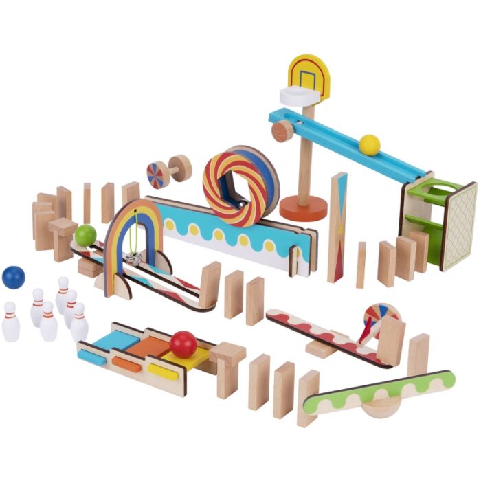 TOOKY TOY Tor Kulkowy Kulodrom Domino - obrazek 12
