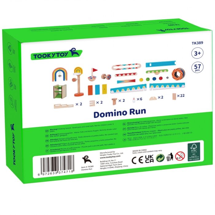 TOOKY TOY Tor Kulkowy Kulodrom Domino - obrazek 16