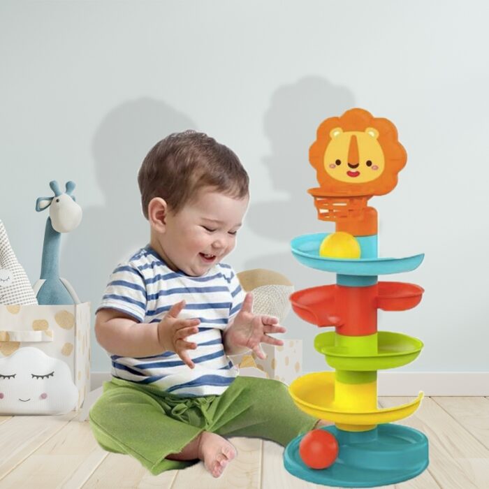 WOOPIE BABY Tor Zjeżdzalnia Kulek Wieża z Piłeczkami Kulodrom - obrazek 2