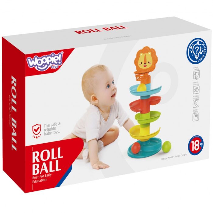 WOOPIE BABY Tor Zjeżdzalnia Kulek Wieża z Piłeczkami Kulodrom - obrazek 5