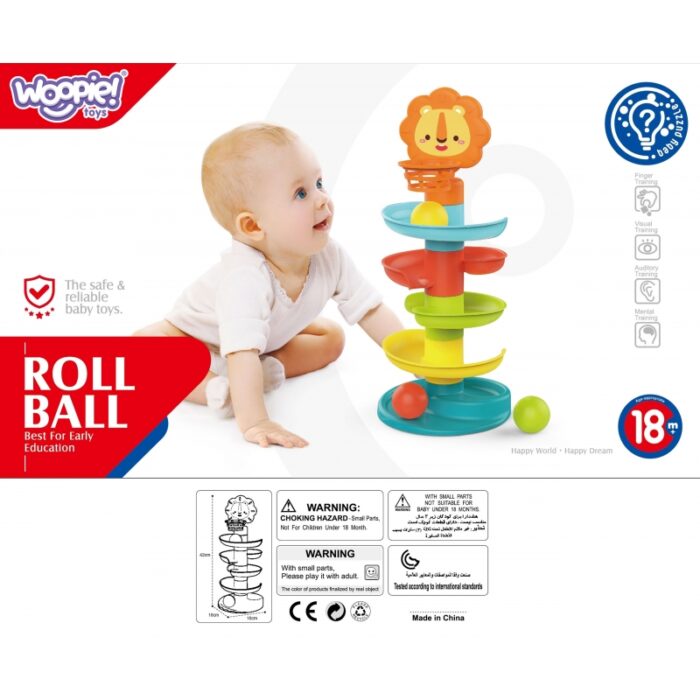 WOOPIE BABY Tor Zjeżdzalnia Kulek Wieża z Piłeczkami Kulodrom - obrazek 6