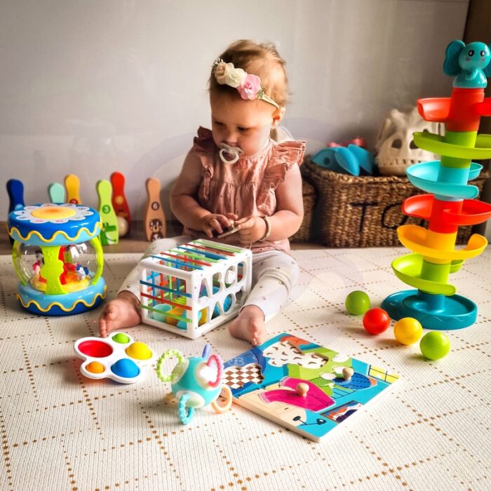 WOOPIE BABY Kulodrom Tor Kulkowy Zestaw Spirala + 3 Kulki - obrazek 5