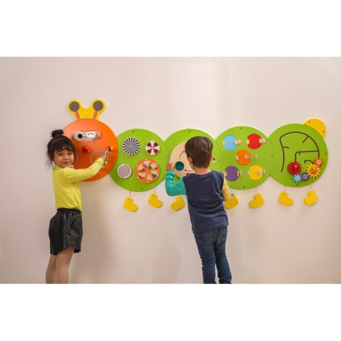 VIGA Drewniana Tablica Gąsienica Certyfikat FSC Montessori - obrazek 9