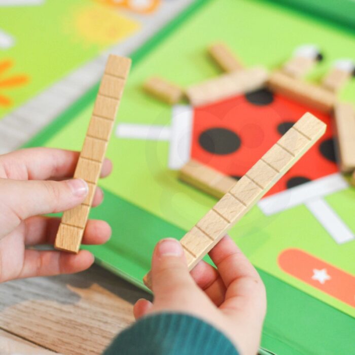 TOOKY TOY Układanka Gra Logiczna Łamigłówki Klocki Magnetyczne dla Dzieci 49 el. - obrazek 12