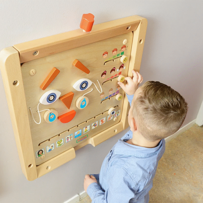 MASTERKIDZ Tablica Edukacyjna Jak Się Czujesz?  Nauka Emocji Montessori - obrazek 2