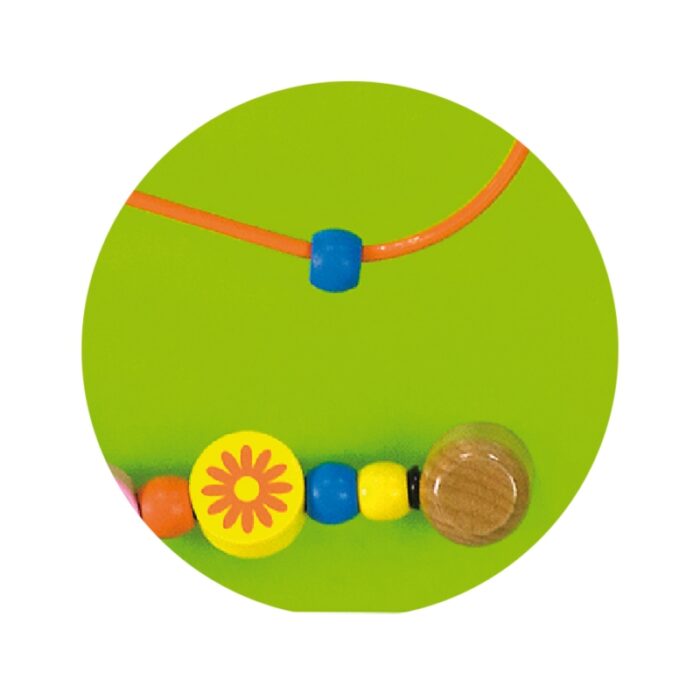 VIGA Tablica Edukacyjna Manipulacyjna Sensoryczna Drewniana Krokodyl Certyfikat FSC Montessori - obrazek 6