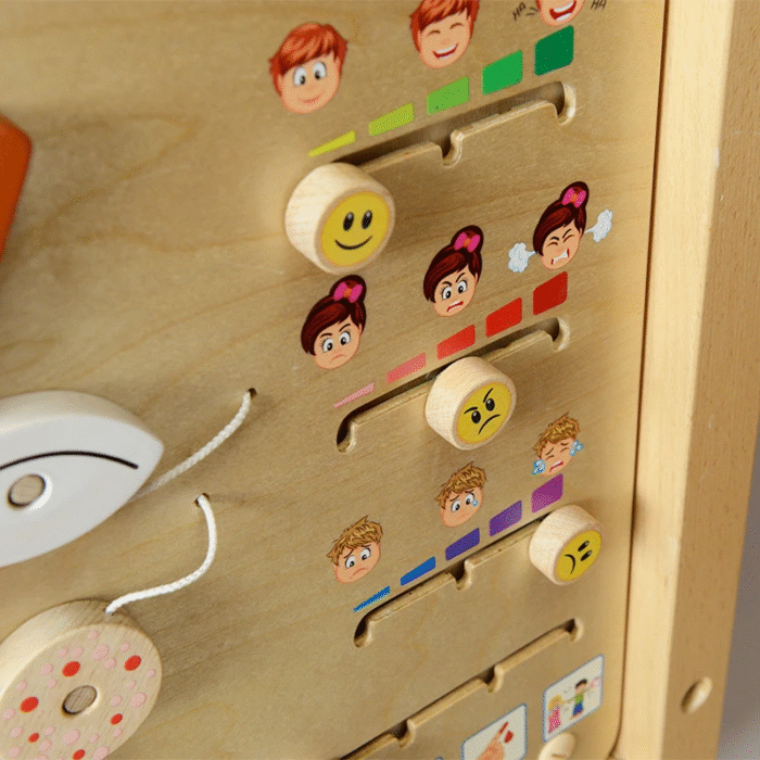 MASTERKIDZ Tablica Edukacyjna Jak Się Czujesz?  Nauka Emocji Montessori - obrazek 3