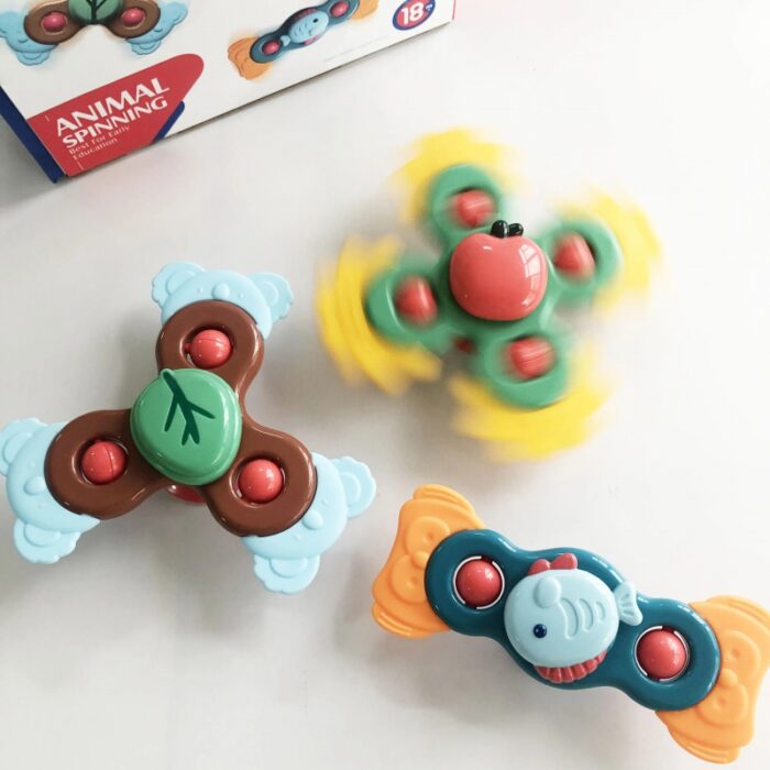 WOOPIE BABY Spiner Zabawka Sensoryczna Edukacyjna 3w1 Kolorowe - obrazek 8