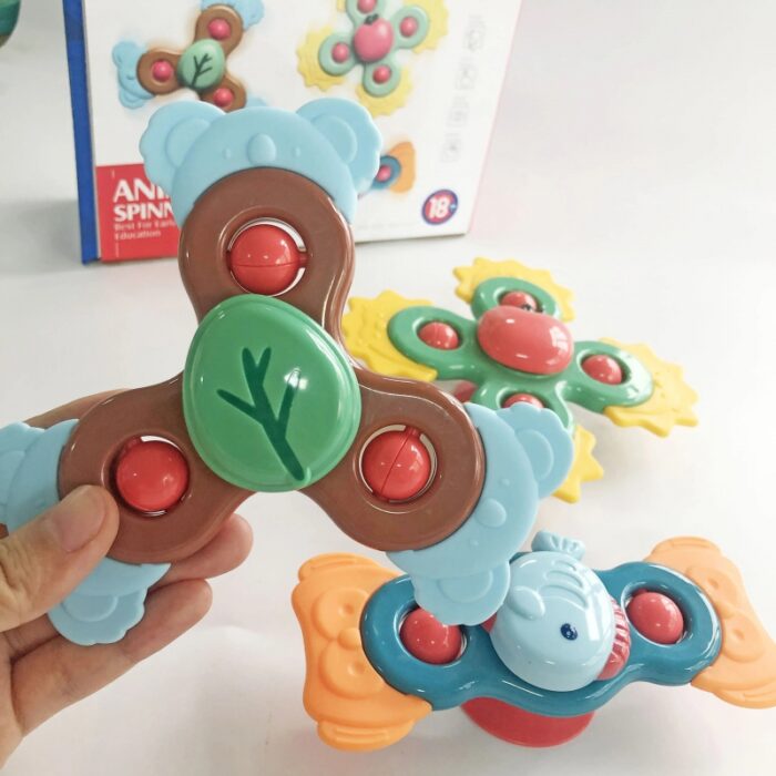 WOOPIE BABY Spiner Zabawka Sensoryczna Edukacyjna 3w1 Kolorowe - obrazek 9