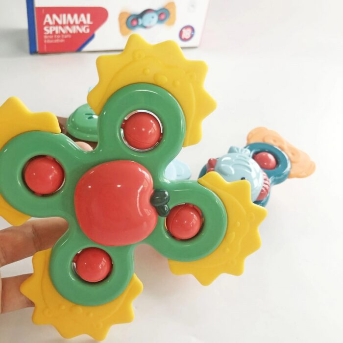 WOOPIE BABY Spiner Zabawka Sensoryczna Edukacyjna 3w1 Kolorowe - obrazek 11