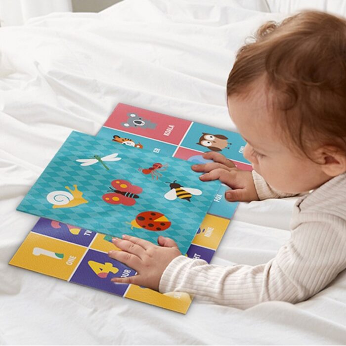 WOOPIE BABY Zabawka Edukacyjna Sensoryczna Pani Metka Pudełeczko Chusteczek - obrazek 11