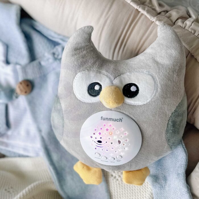 WOOPIE BABY Przytulanka Usypiacz Projektor 2w1 Sówka - 10 Kołysanek - obrazek 3