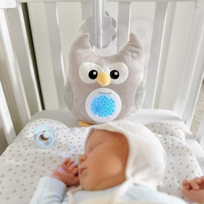 WOOPIE BABY Przytulanka Usypiacz Projektor 2w1 Sówka - 10 Kołysanek - obrazek 4