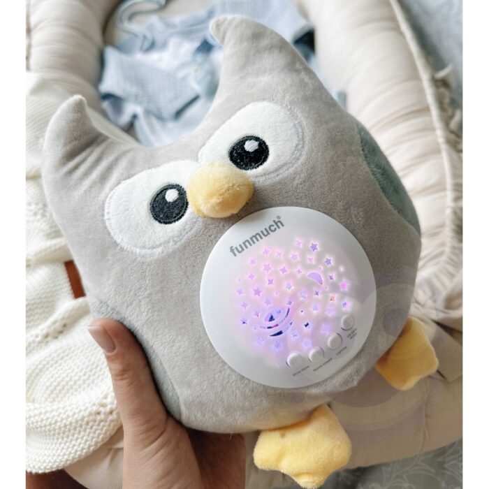WOOPIE BABY Przytulanka Usypiacz Projektor 2w1 Sówka - 10 Kołysanek - obrazek 5