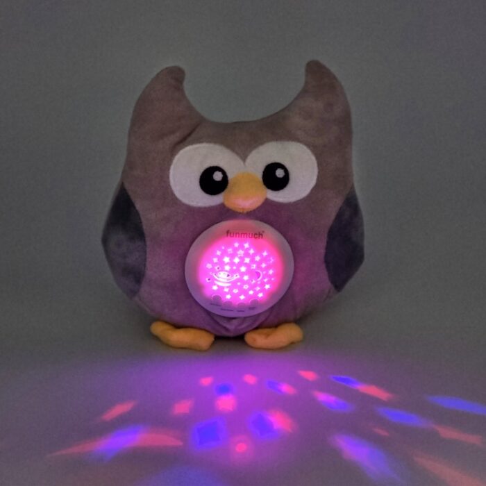 WOOPIE BABY Przytulanka Usypiacz Projektor 2w1 Sówka - 10 Kołysanek - obrazek 8