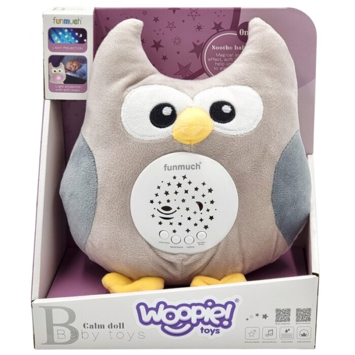 WOOPIE BABY Przytulanka Usypiacz Projektor 2w1 Sówka - 10 Kołysanek - obrazek 13