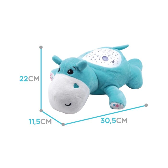 WOOPIE BABY Przytulanka Projektor 2w1 Usypiacz Hipopotam - obrazek 14
