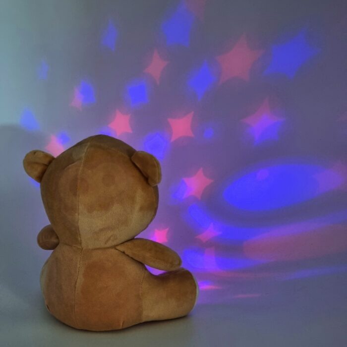 WOOPIE BABY Przytulanka Usypiacz Projektor 2w1 Miś - 10 Kołysanek - obrazek 2