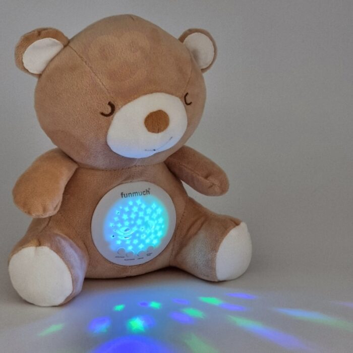 WOOPIE BABY Przytulanka Usypiacz Projektor 2w1 Miś - 10 Kołysanek - obrazek 4