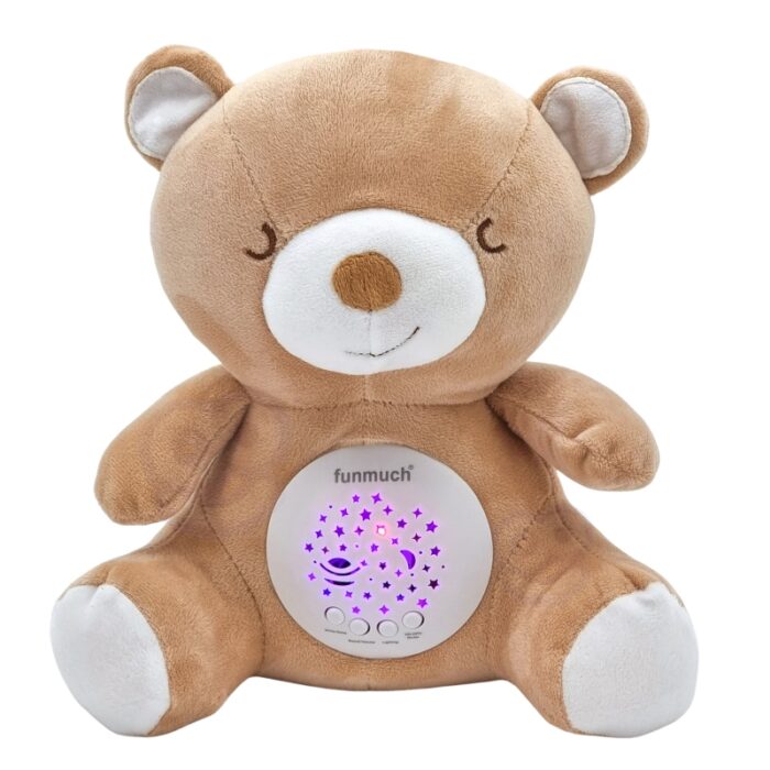 WOOPIE BABY Przytulanka Usypiacz Projektor 2w1 Miś - 10 Kołysanek - obrazek 6