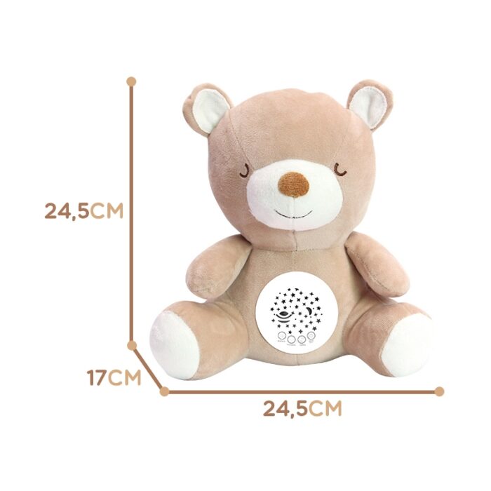 WOOPIE BABY Przytulanka Usypiacz Projektor 2w1 Miś - 10 Kołysanek - obrazek 9