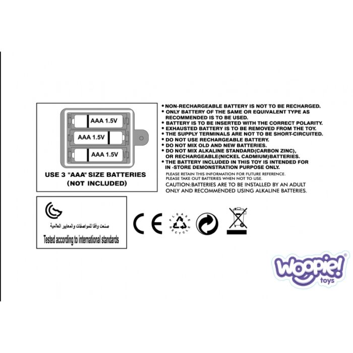 WOOPIE BABY Przytulanka Usypiacz Projektor 2w1 Miś - 10 Kołysanek - obrazek 11