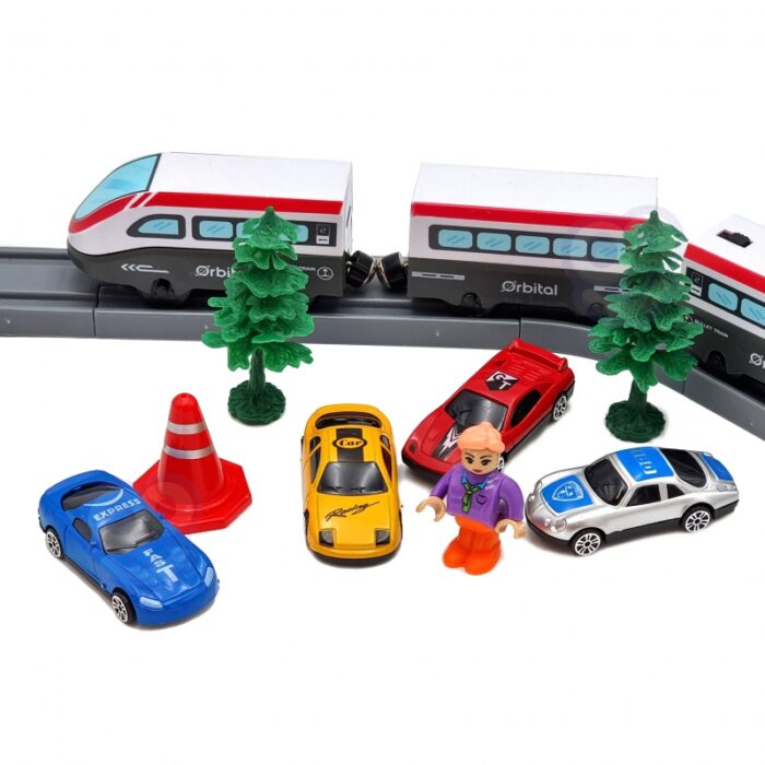 WOOPIE Kolejka Elektryczna Tor Most Tunel 80 el. - obrazek 11