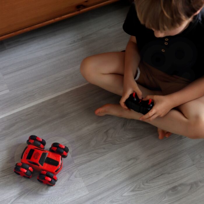 WOOPIE Zdalnie Sterowane Auto RC Akrobata Rotacja 360 z Pilotem 2,4 GHz - obrazek 4