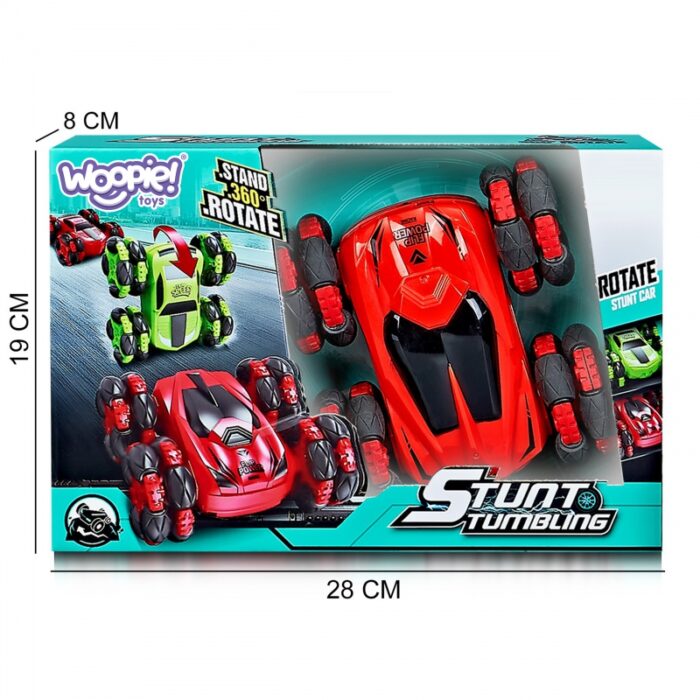 WOOPIE Zdalnie Sterowane Auto RC Akrobata Rotacja 360 z Pilotem 2,4 GHz - obrazek 13