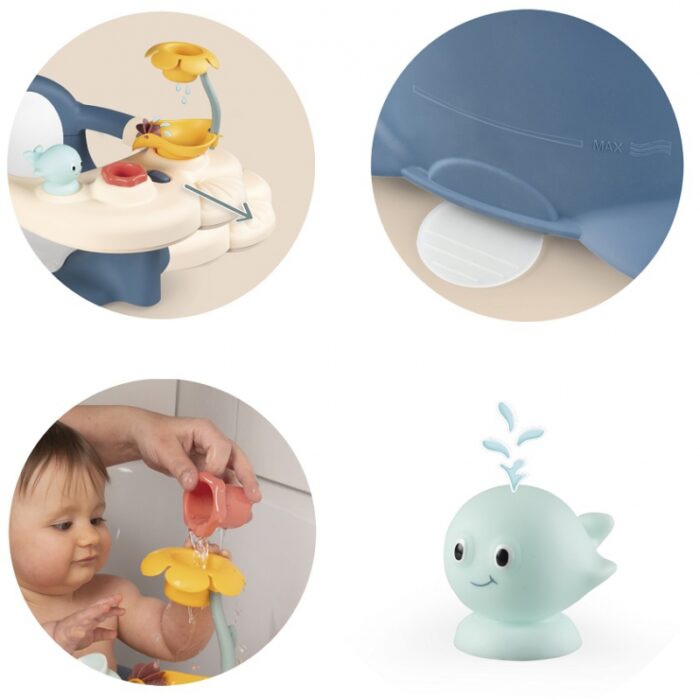 SMOBY Little Siedzisko Do Kąpieli Krzesełko Niebieskie - obrazek 4