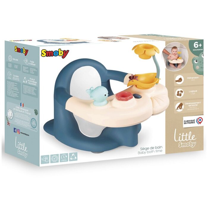 SMOBY Little Siedzisko Do Kąpieli Krzesełko Niebieskie - obrazek 6