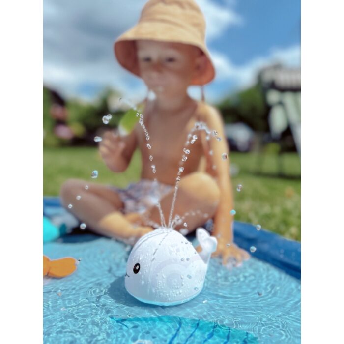 WOOPIE BABY Zabawka do Kąpieli Wieloryb Tryskający Wodą Fontanna LED - obrazek 6